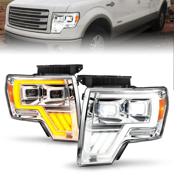 ANZO USA - LED Projector Headlight - 111607 — 2009-2014 Ford F-150
