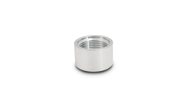 Vibrant Performance - 11163 - Female - 10AN Aluminum Weld Bung (7/8 in. - 14 Thread, 1-1/8 in. Flange OD)