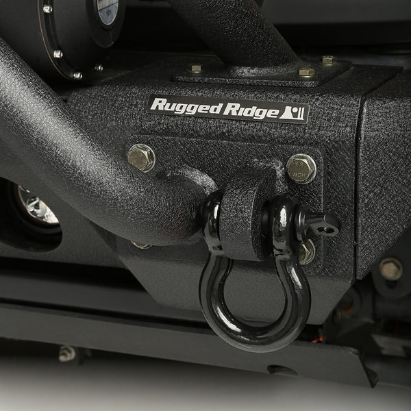 Rugged Ridge D-Ring Shackle 7/8 in. 13500lBall & Socket - Black