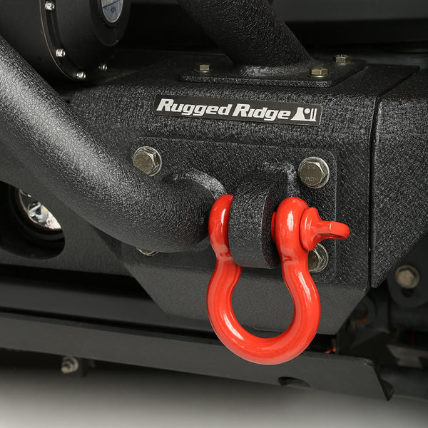 Rugged Ridge D-Ring Shackle 3/4 in. 9500lBall & Socket Single - Red