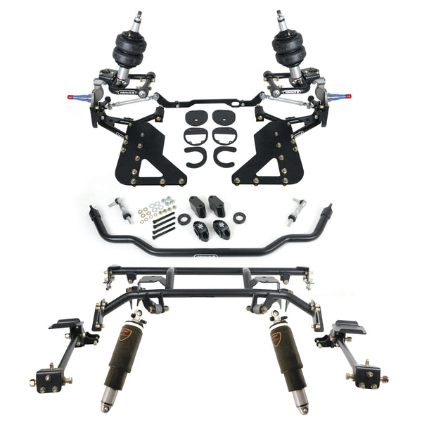 Ridetech Suspension Système de suspension pneumatique HQ pour 1962-1967 Chevy II Nova.