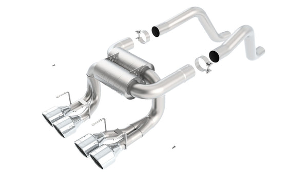 Borla Axle-Back Exhaust System - ATAK — 2006-2013 Chevrolet Corvette (11822)