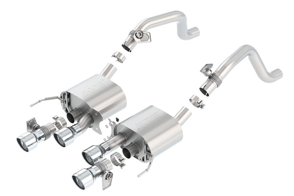 Borla Système d'échappement Axle-Back - S-Type — 2014-2019 Chevrolet Corvette (11874)