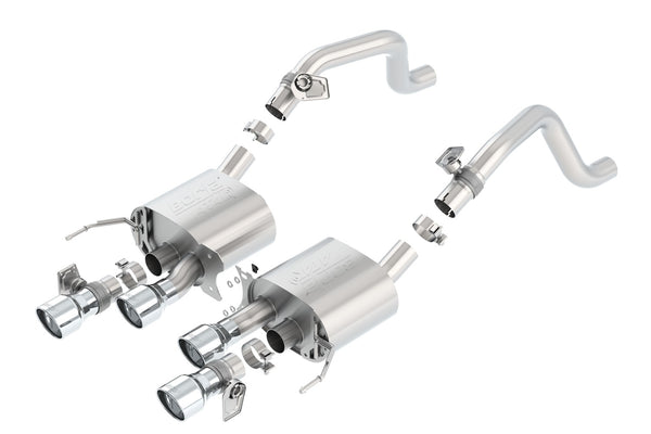 Borla Système d'échappement Axle-Back - ATAK — 2014-2019 Chevrolet Corvette