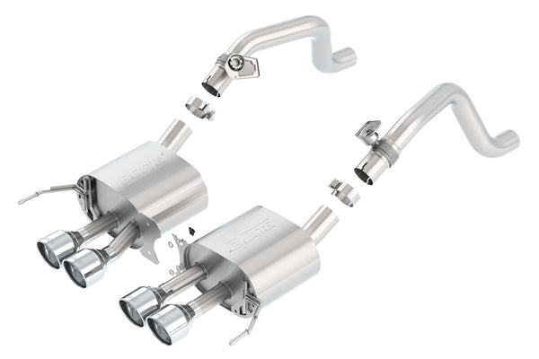 Borla Axle-Back Exhaust System - S-Type — 2014-2018 Chevrolet Corvette