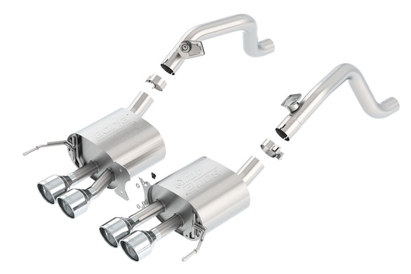 Borla Axle-Back Exhaust System - ATAK — 2014-2019 Chevrolet Corvette
