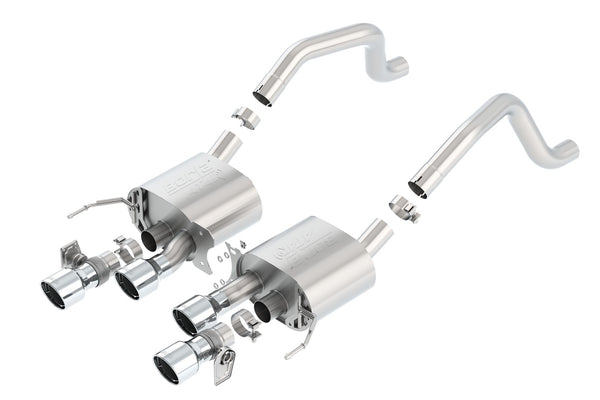 Borla Axle-Back Exhaust System - ATAK — 2015-2019 Chevrolet Corvette (11903)