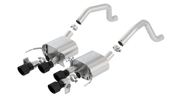 Borla Axle-Back Exhaust System - ATAK — 2015-2019 Chevrolet Corvette (11903CB)