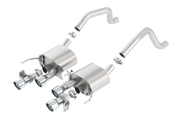 Borla Axle-Back Exhaust System - ATAK — 2015-2018 Chevrolet Corvette (11905)