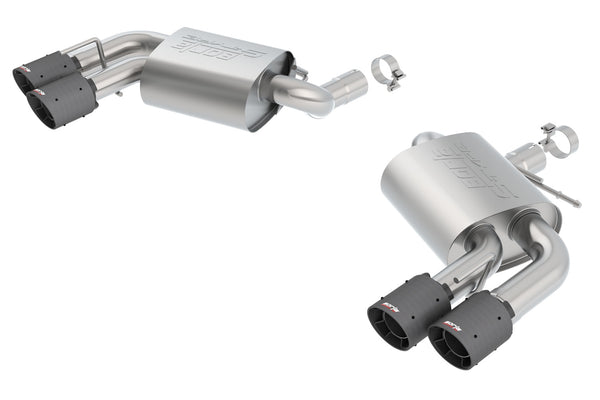 Borla Axle-Back Exhaust System - S-Type — Rear (11920CFBA)
