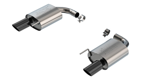 Borla Axle-Back Exhaust System - ATAK — 2024-2026 Ford Mustang (11984BC)