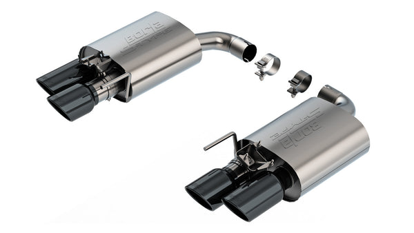 Borla Axle-Back Exhaust System - S-Type — 2024-2026 Ford Mustang (11985BC)