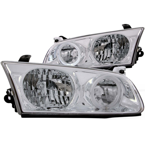 ANZO USA - Ensemble de phares cristal avec halo — 2000-2001 Toyota Camry - 121124