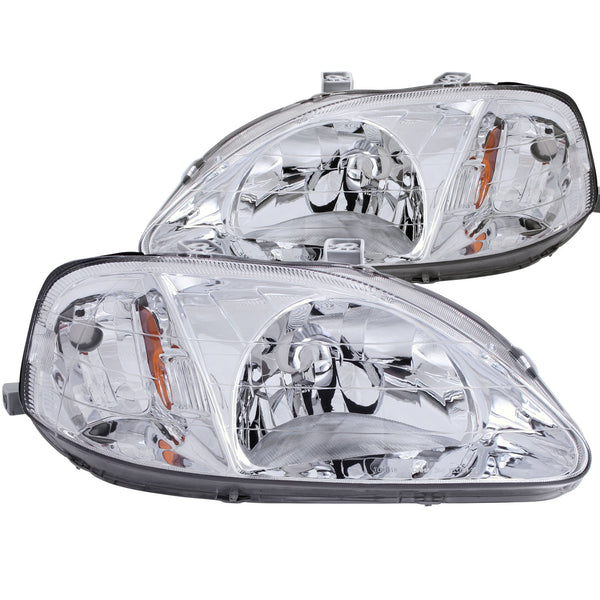 ANZO USA - Ensemble de phares cristal - 121179 — 1999-2000 Honda Civic
