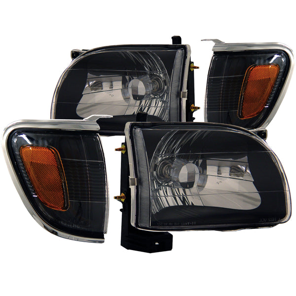 ANZO USA - Ensemble de phares cristal - 121190 — 2001-2004 Toyota Tacoma