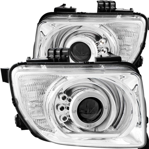 ANZO USA - Ensemble de phares à projecteur avec halo — 2003-2006 Honda Element - 121431