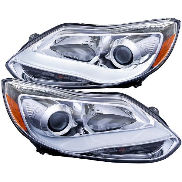 ANZO USA - Projector Headlight Set - 121491 — 2012-2015 Ford Focus
