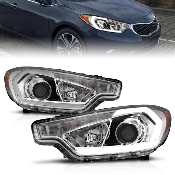 ANZO USA - Projector Headlight - 121561 — 2014-2016 Kia Forte