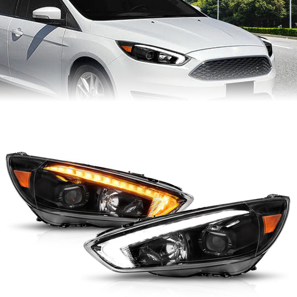 ANZO USA - Projector Headlight - 121564 — 2015-2018 Ford Focus