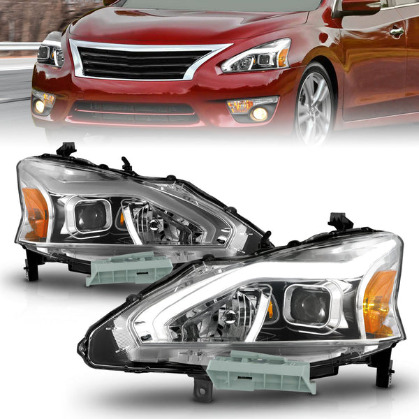 ANZO USA - Projector Headlight - 121570 — 2013-2015 Nissan Altima