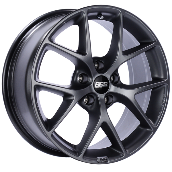 BBS Roue SR 18x8 5x120 ET32 -82mm PFS/clip requis - gris satiné