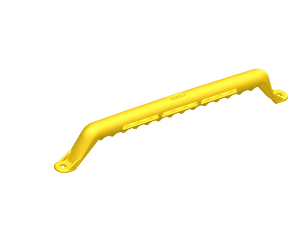 Carr 20" Grab Handle Cast Bolton Safety Yellow Powder Coatsingle
