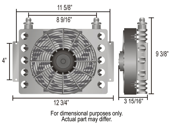 Derale Remote transmission fluid cooler