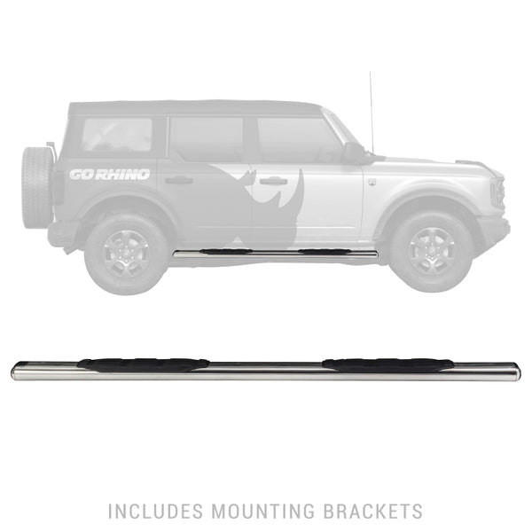 Go Rhino 2018+ Wrangler JLU Sidesteps 1000 Series (10573PS)
