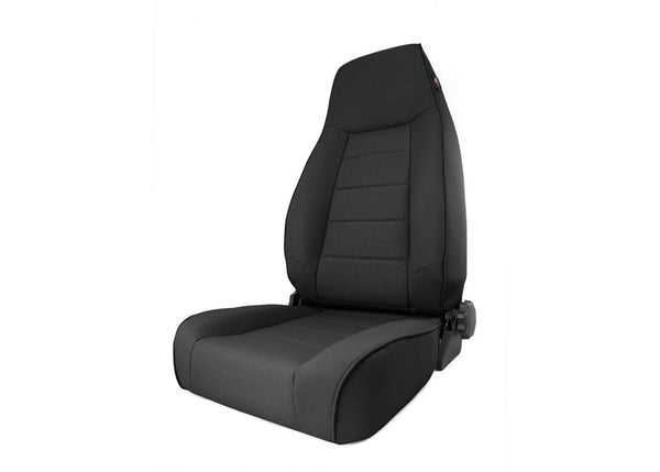 Rugged Ridge Highback Front Seat Reclinable Blk Denim 9706 Jeep Wrangler (TJ)