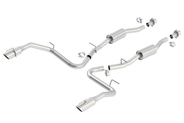 Borla Cat-Back Exhaust System - S-Type — 1999-2004 Ford Mustang (140052)