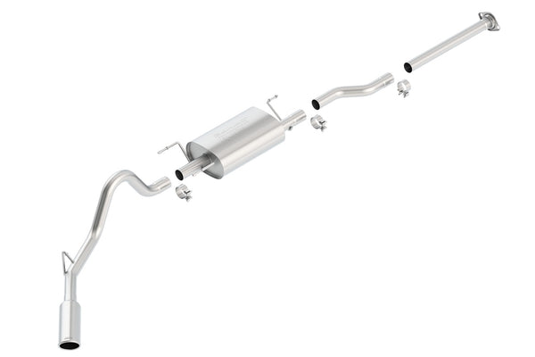 Borla Cat-Back Exhaust System - S-Type — 2005-2010 Toyota Tacoma, 4WD