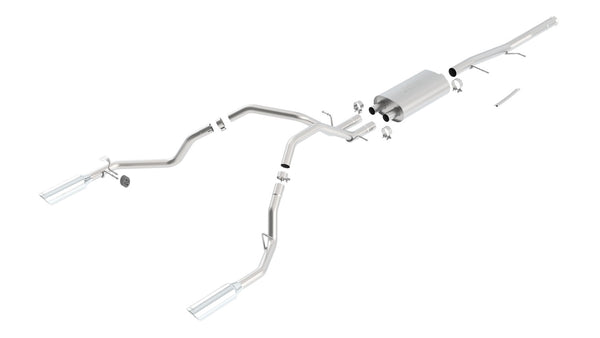 Borla Cat-Back Exhaust System - Touring — 2009-2013 Chevrolet Silverado 1500 / GMC Sierra 1500 (140340)