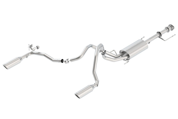 Borla Cat-Back Exhaust System - Touring — 2010-2014 Toyota FJ Cruiser