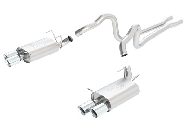 Borla Cat-Back Exhaust System - ATAK — 2013-2014 Ford Mustang