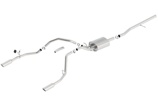 Borla Cat-Back Exhaust System - Touring — 2014-2018 Chevrolet Silverado 1500 / GMC Sierra 1500 (140535)