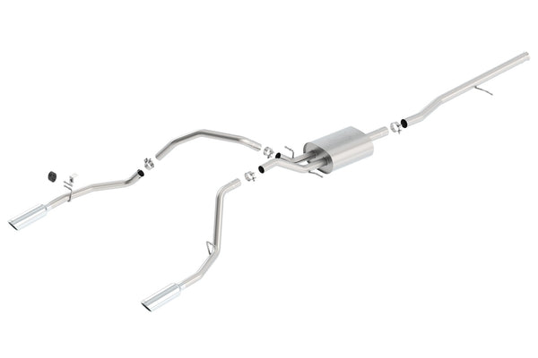 Borla Cat-Back Exhaust System - ATAK — 2014-2018 Chevrolet Silverado 1500 / GMC Sierra 1500 (140537)
