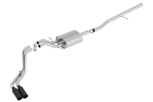 Borla Cat-Back Exhaust System - S-Type — 2014-2018 Chevrolet Silverado 1500 / GMC Sierra 1500 (140550BC)