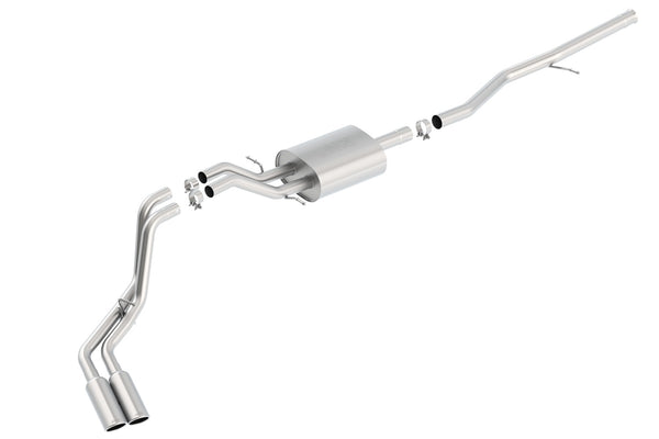 Borla Cat-Back Exhaust System - S-Type — 2014-2018 Chevrolet Silverado 1500 / GMC Sierra 1500 (140551)
