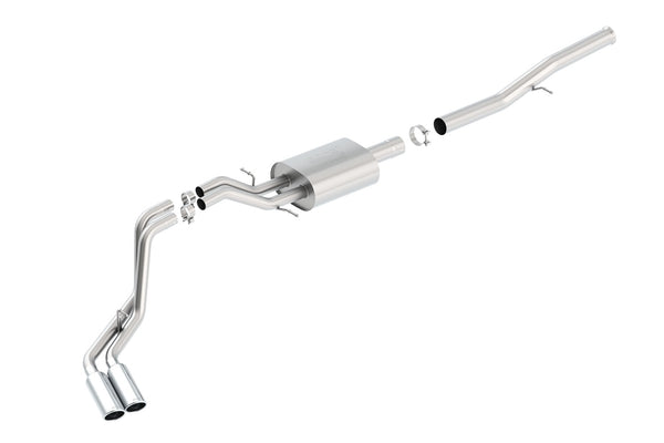 Borla Cat-Back Exhaust System - ATAK — 2014-2018 Chevrolet Silverado 1500 / GMC Sierra 1500 (140577)
