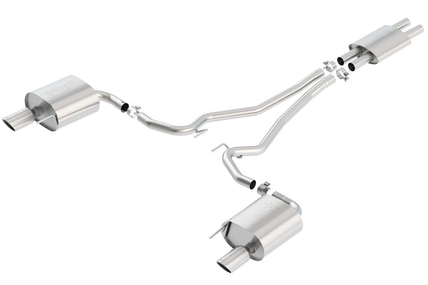 Borla Cat-Back Exhaust System - S-Type — 2015-2017 Ford Mustang