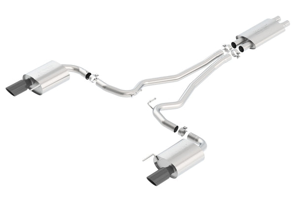 Borla Cat-Back Exhaust System - Touring — 2015-2017 Ford Mustang