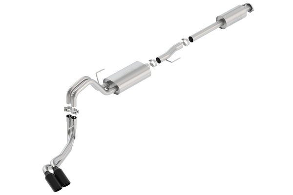 Borla Système d'échappement Cat-Back - S-Type — 2015-2020 Ford F-150 (140618BC)