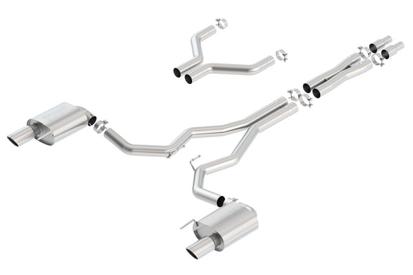 Borla Système d'échappement Cat-Back - S-Type — 2015-2017 Ford Mustang