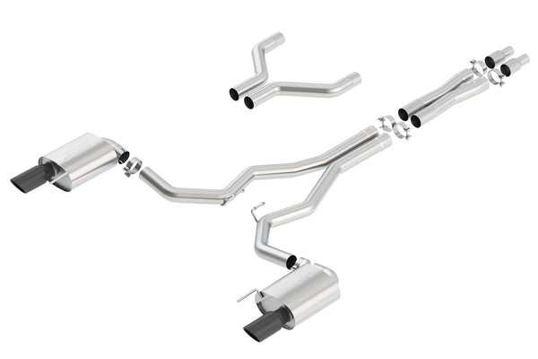 Borla Système d'échappement Cat-Back - S-Type — 2015-2017 Ford Mustang