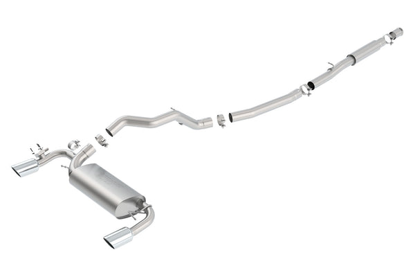 Borla Système d'échappement Cat-Back - S-Type — 2016-2018 Ford Focus