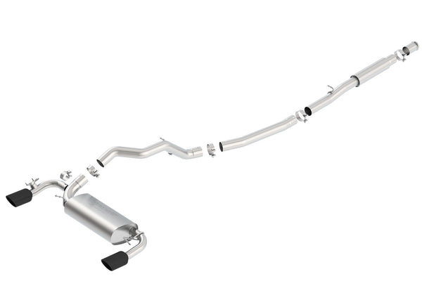 Borla Système d'échappement Cat-Back - S-Type — 2016-2018 Ford Focus