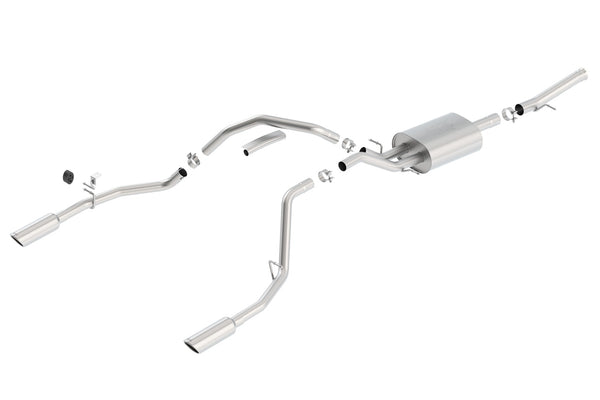 Borla Cat-Back Exhaust System - ATAK — 2014-2018 Chevrolet Silverado 1500 / GMC Sierra 1500 (140718)