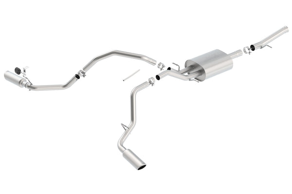 Borla Cat-Back Exhaust System - S-Type — 2014-2018 Chevrolet Silverado 1500 / GMC Sierra 1500 (140719)