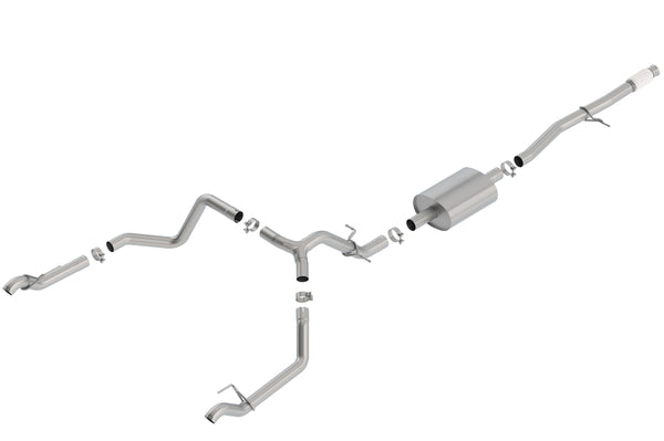 Borla Cat-Back Exhaust System - S-Type — 2019-2026 Chevrolet Silverado 1500 / GMC Sierra 1500 (140769)