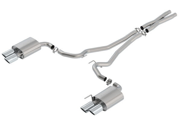 Borla Système d'échappement Cat-Back - S-Type — 2018-2022 Ford Mustang